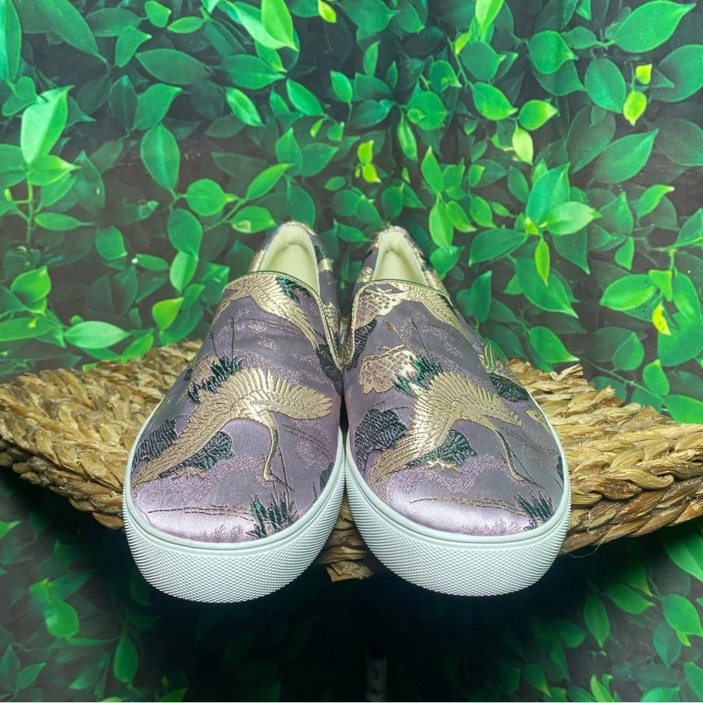 Johnny was slip on sneakers crane purple - Picture 2 of 7
